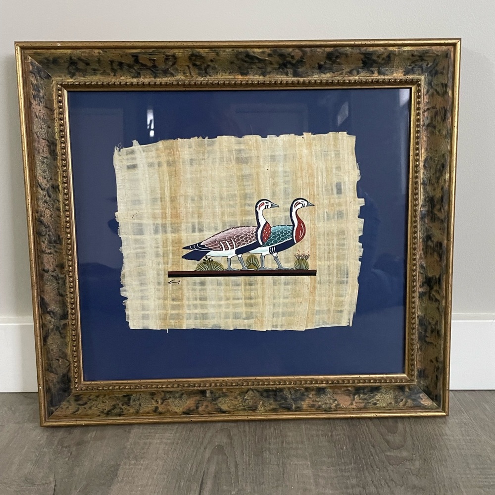 Wall Art. Egyptian Papyrus